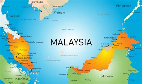 Malezya harita